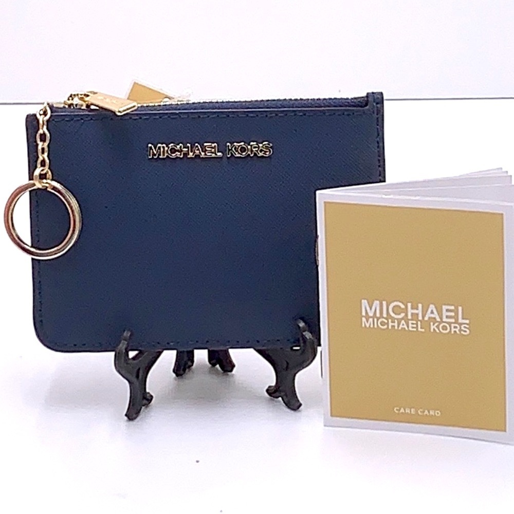 Michael Kors Jet Set travel small SM coin pouch, cardholder, keyring, key holder